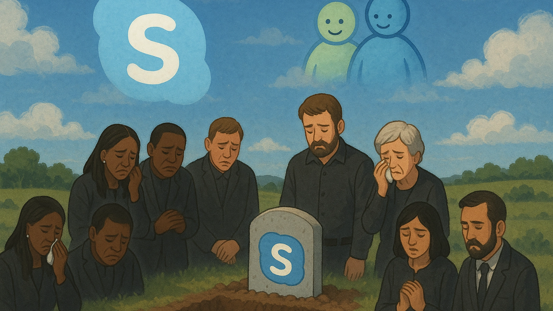 Думка: Skype Зник&mdash;Онлайн-Меморіал Улюбленому Технологічному Продукту